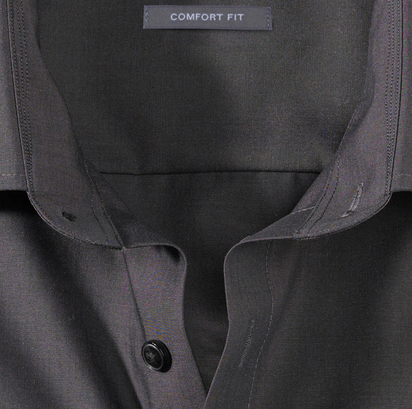 OLYMP LUXOR COMFORT FIT CHAMBRAY LANGARM HEMD ANTHRAZIT
