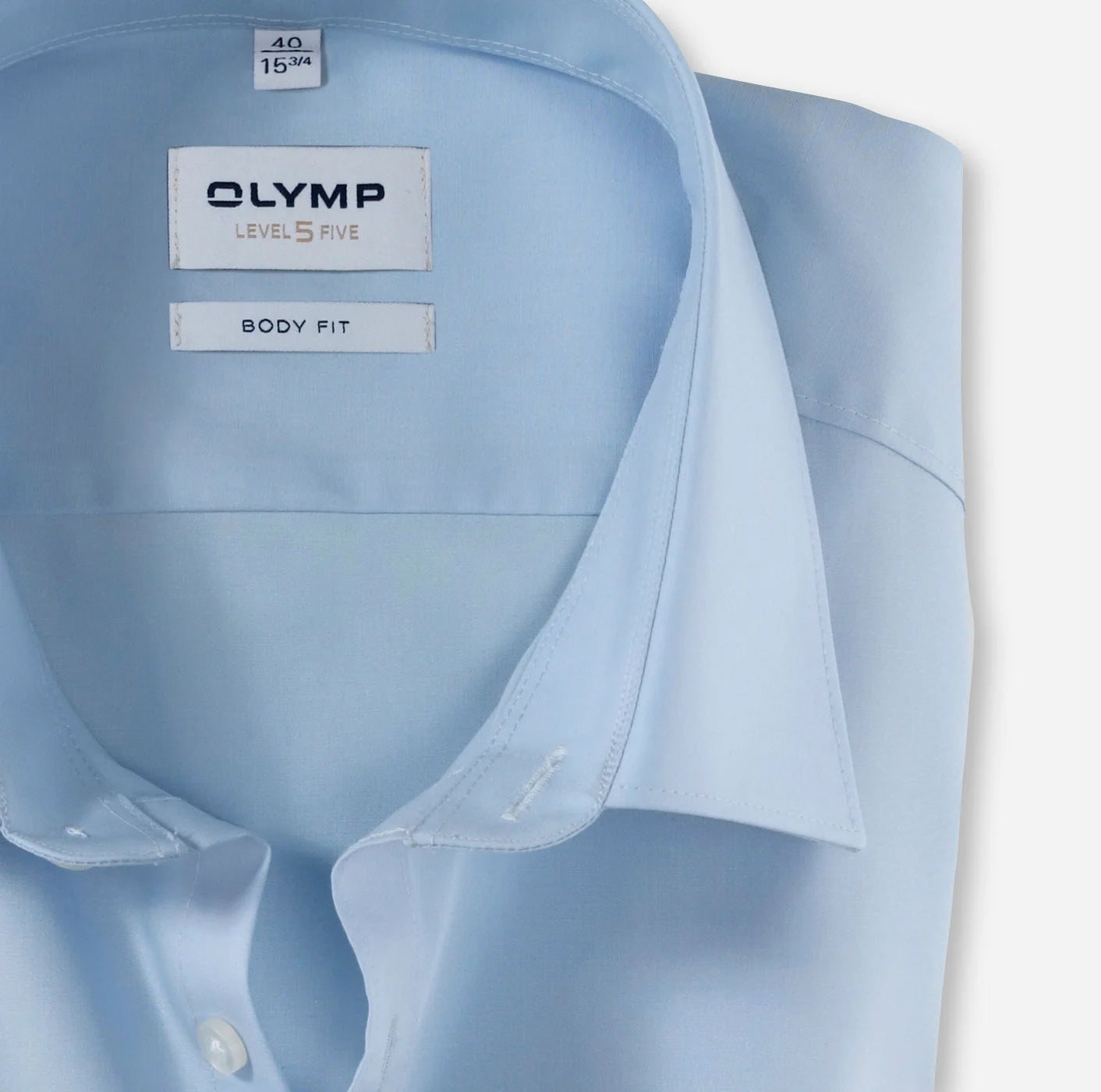 OLYMP LEVEL FIVE BODY FIT UNI LANGARM HEMD HELLBLAU