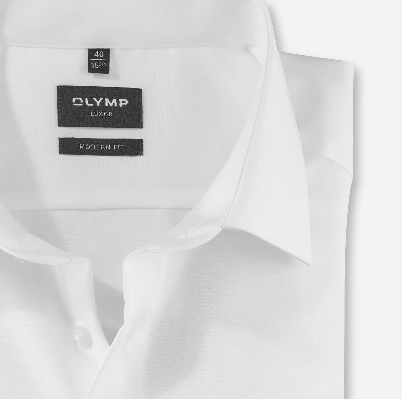 OLYMP UNI LANGARM HEMD MODERN FIT WEISS