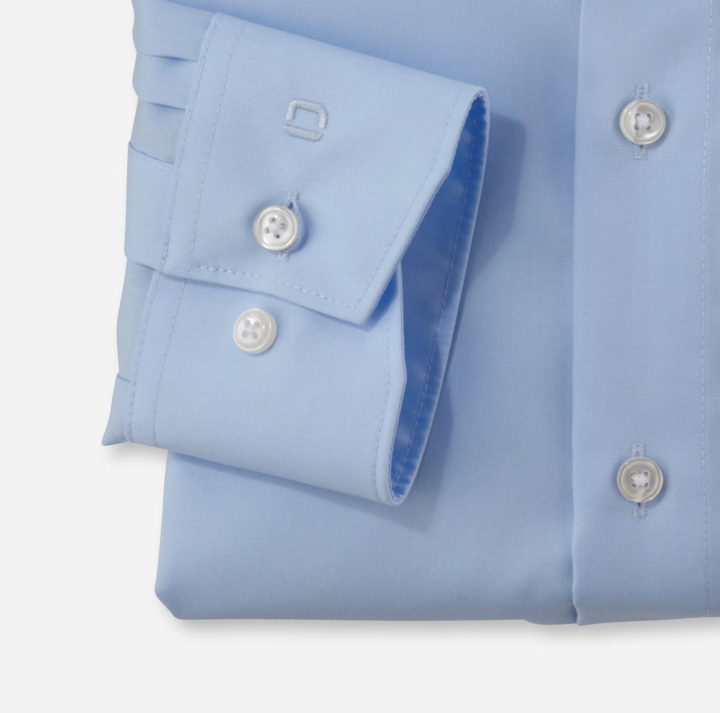 OLYMP UNI LANGARM HEMD MODERN FIT BLAU