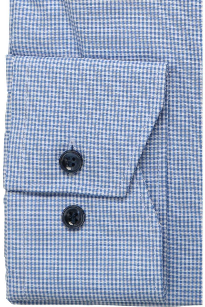 MARVELIS LANGARM HEMD POPELINE COMFORT FIT WEISS/BLAU KARIERT