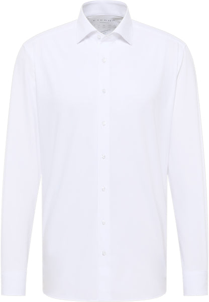 ETERNA LANGARM HEMD MODERN FIT PERFORMANCE SHIRT TWILL STRETCH WEISS