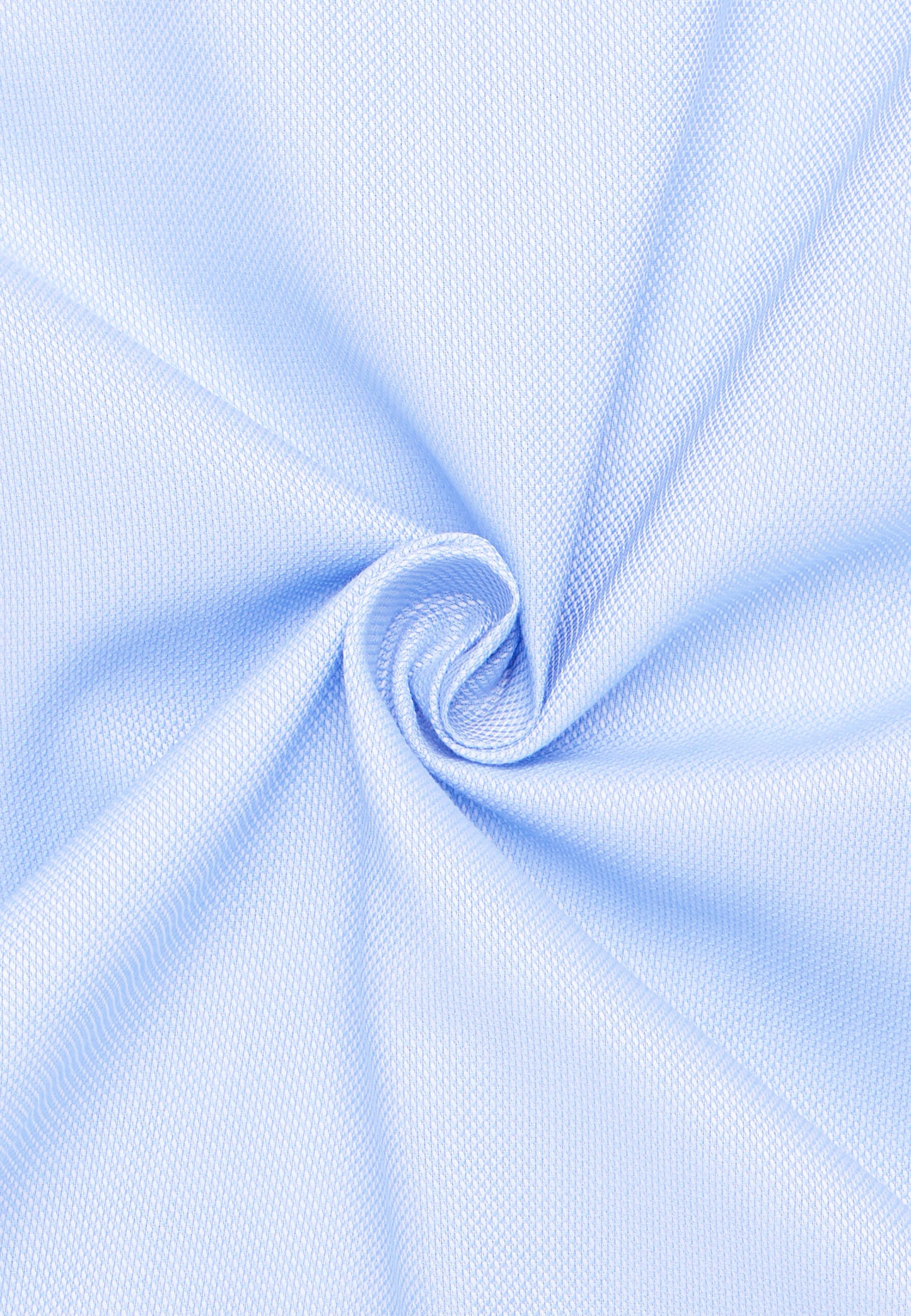 ETERNA LANGARM HEMD MODERN FIT STRUKTUR NATTÉ BLAU MIT PATCHUNG