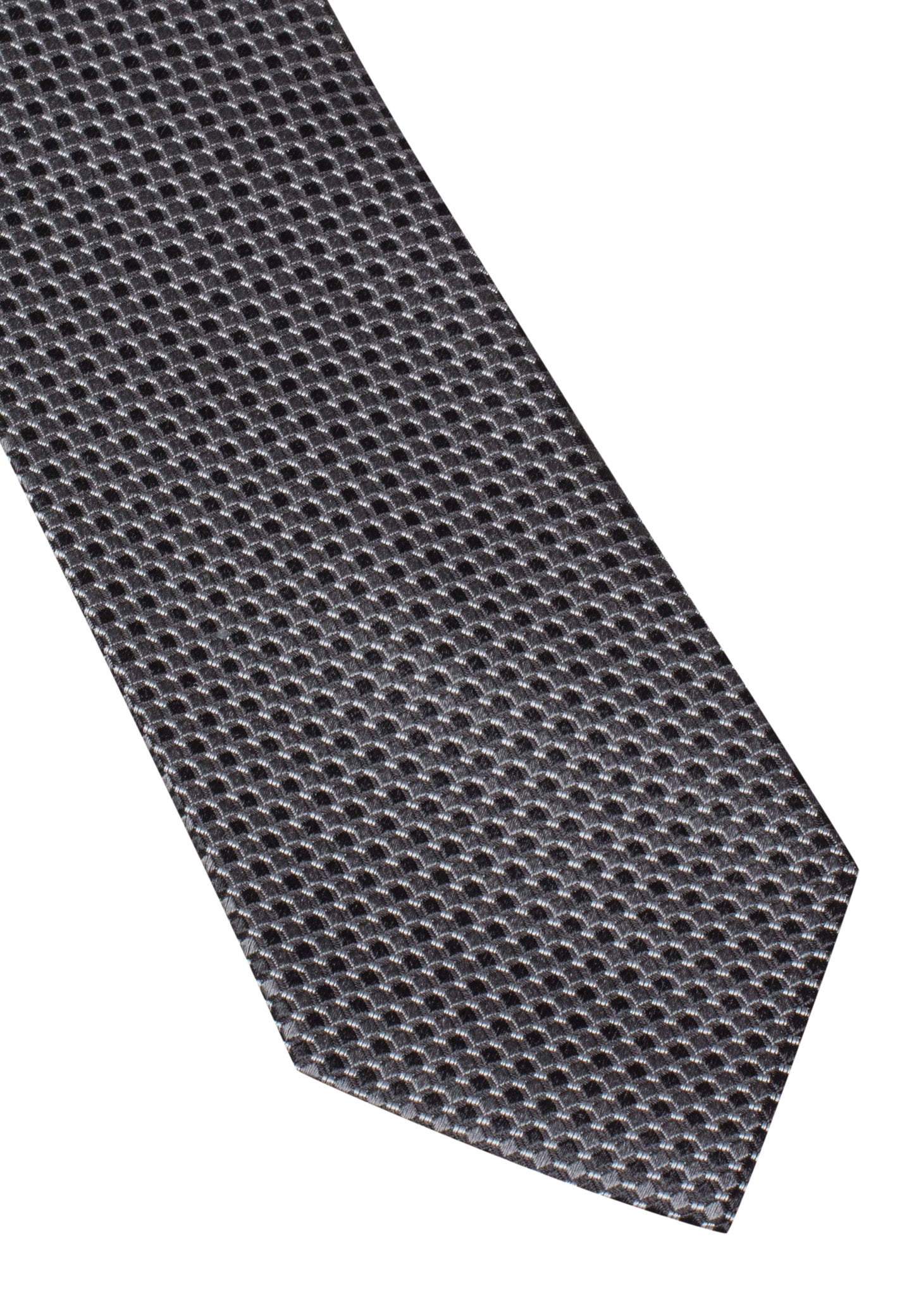 ETERNA KRAWATTE SCHWARZ GETUPFT BREIT 7,5CM