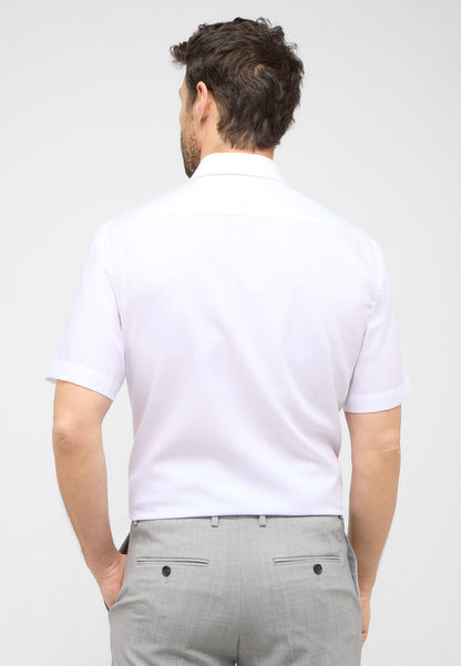 ETERNA KURZARM HEMD MODERN FIT ORIGINAL SHIRT BÜGELFREI WEISS