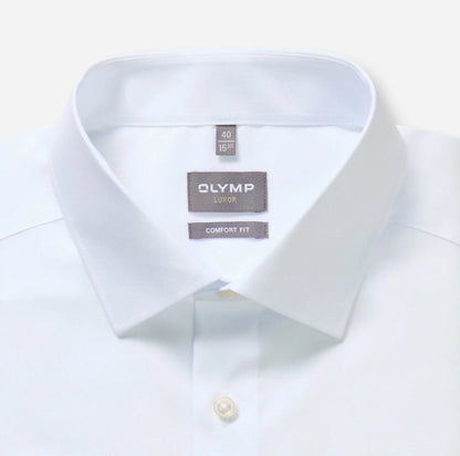 OLYMP LUXOR COMFORT FIT UNI LANGARM HEMD WEISS
