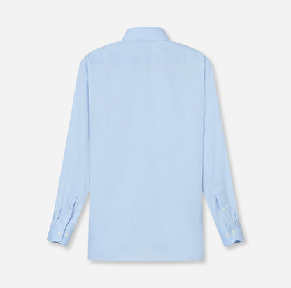 OLYMP LUXOR MODERN FIT FAUX UNI LANGARM HEMD HELLBLAU
