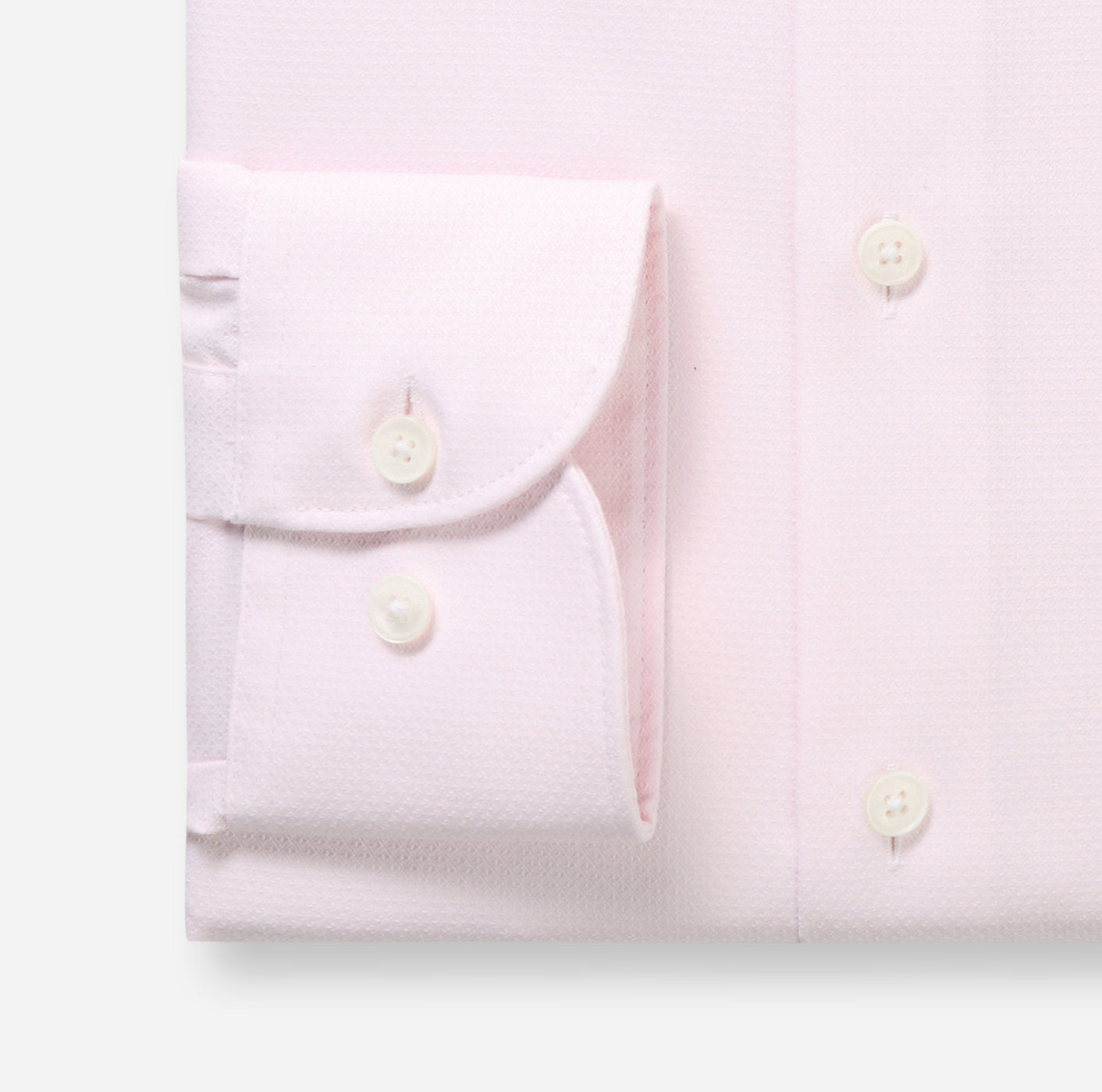 OLYMP LUXOR MODERN FIT FAUX UNI LANGARM HEMD HELLROSÉ