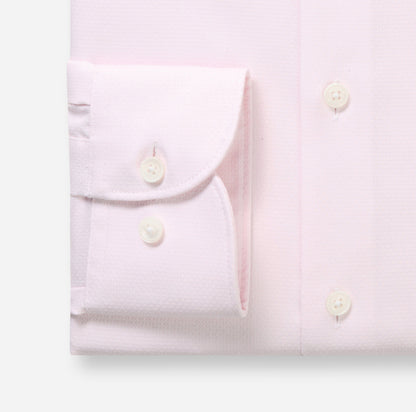 OLYMP LUXOR MODERN FIT FAUX UNI LANGARM HEMD HELLROSÉ