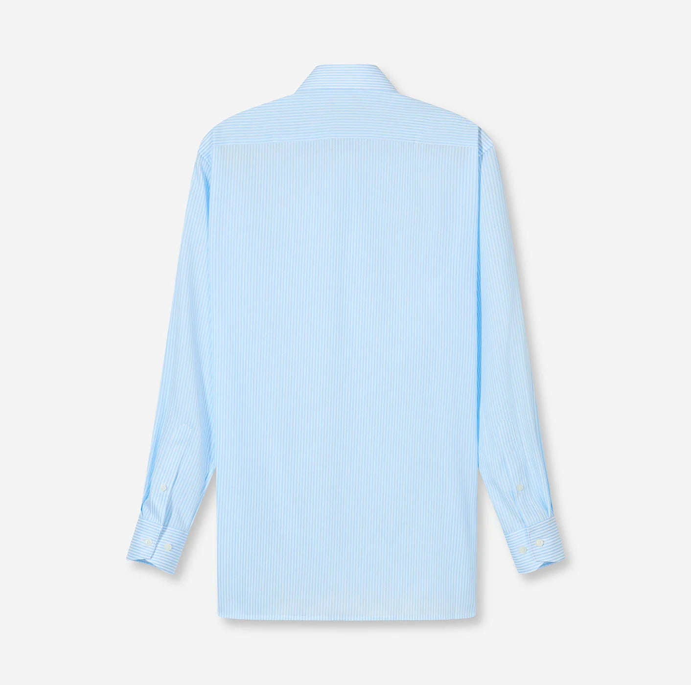 OLYMP LUXOR MODERN FIT TWILL LANGARM HEMD BLAU GESTREIFT