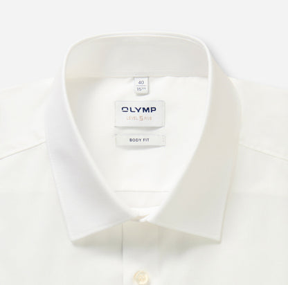 OLYMP LEVEL FIVE BODY FIT UNI LANGARM HEMD HELLBEIGE