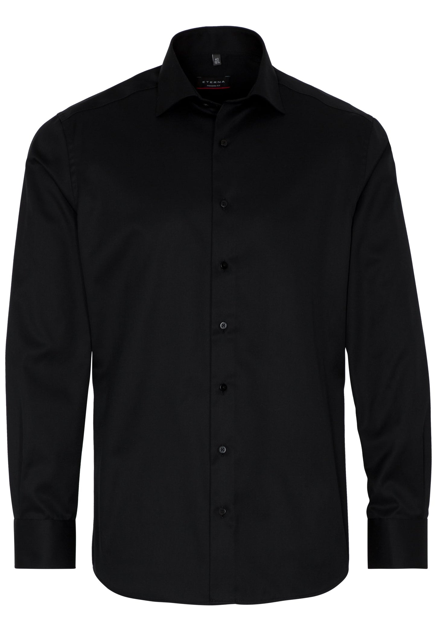 ETERNA LANGARM HEMD MODERN FIT COVER SHIRT SCHWARZ